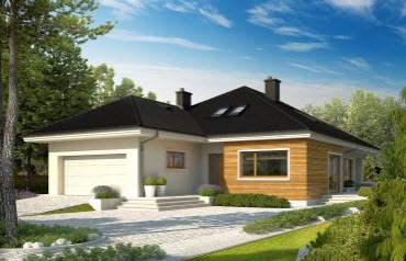 Thiết kế một ngôi nhà hiện đại có gara